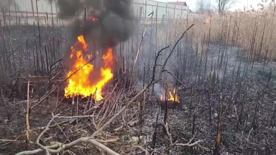 А так вчера вечером работали пожарные в столице