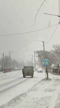 В Каменке настоящая зима