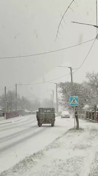 В Каменке настоящая зима