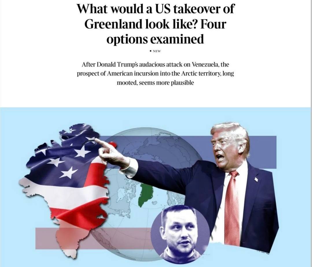 Четыре возможных способа присоединения Гренландии к США, — The Times