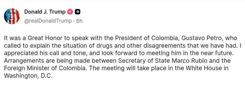 Понты понтами, а дела делами: Президент Колумбии едет в Вашингтон
