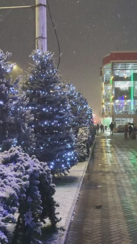 Снег в столице, около 0° и скользко на дорогах