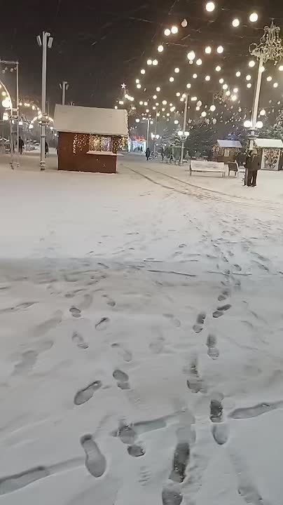 Снежная сказка пришла в Бендеры