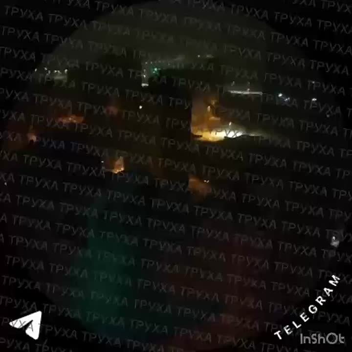 Момент выключения света в Киеве после ракетного попадания по ТЭЦ-6