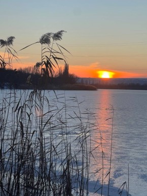 Январский закат в Гоянах (Дубоссарский район)