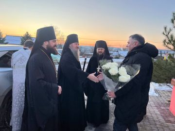 Сегодня с архипастырским визитом в Рыбницу прибыл архиепископ Тираспольский и Дубоссарский Савва