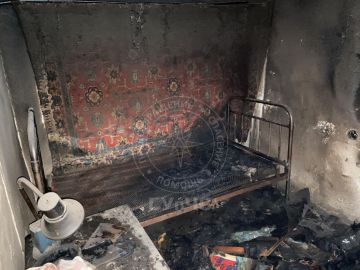 Во Владимировке в пожаре погиб мужчина