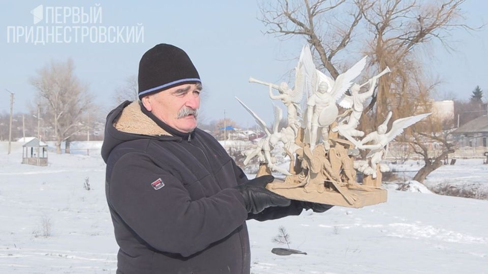 Победа архангела Михаила над Люцифером – ещё одна скульптура для Библейского парка в Красненьком (Рыбницкий район)