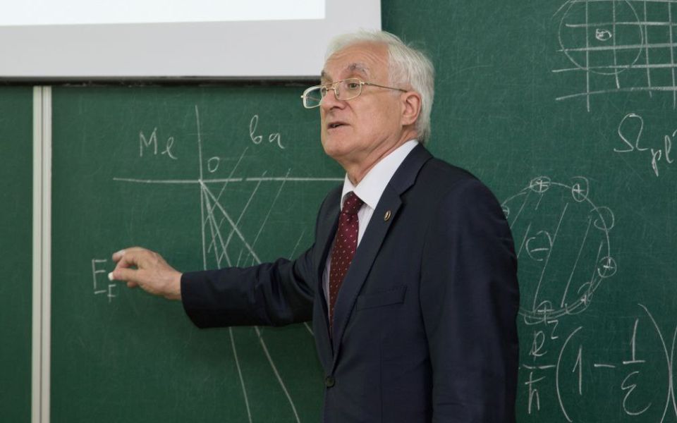 Президент Вадим Красносельский поздравил с 75-летним юбилеем профессора, доктора наук Степана Берила