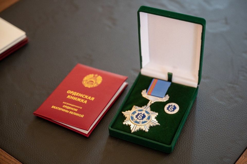 Президент ПГУ им. Т. Г. Шевченко Степан Берил награждён орденом Екатерины Великой