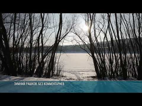 Чёртов мост и Червонка в Рашкове – в снегу, Днестр покрылся льдом