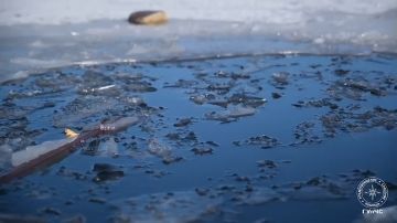 По каким признакам определить безопасную толщину льда, объясняет старший инспектор-водолаз Государственной инспекции речного транспорта ГУпЧС