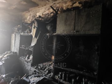 Накануне в Кицканах загорелся дом