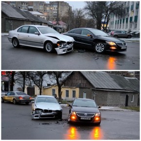 Авария, Тирасполь, перекресток ул. манойлова и свердлова