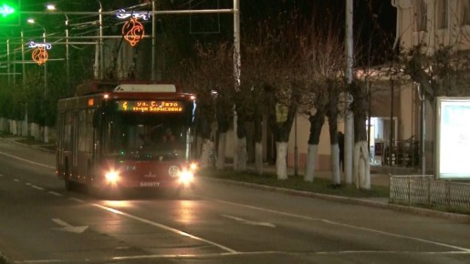 В Бендерах из-за гололёда сегодня большинство троллейбусов завершат работу около 18:00