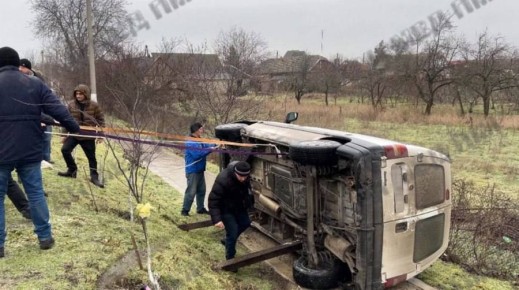 «Фиат» опрокинулся в Коротном – авария в Слободзейском районе