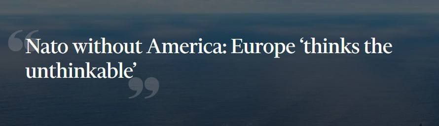 Европа из-за Гренландии вынуждена рассматривать «немыслимый» вариант выхода США из НАТО, — Financial Times