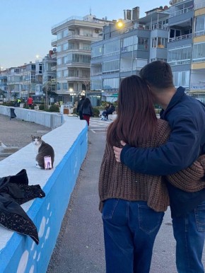 Популярное в сети фото, на котором в Стамбуле кота использовали как подставку для романтичной съёмки