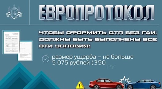 С 1 января 2026 года можно оформлять несложные аварии по европротоколу – без вызова сотрудников ГАИ