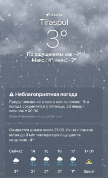 Неблагоприятная погода в ближайшие сутки