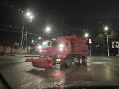 Песковоз заметили на Балке в Тирасполе