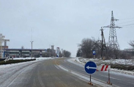 Объездная дорога в Григориополе временно перекрыта из-за неблагоприятных погодных условий