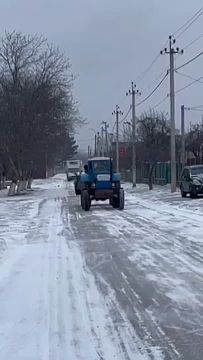 В Кицканах продолжают бороться с гололёдом