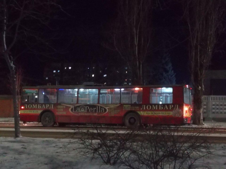 Тирасполь, авария напротив Юбилейного, 14 школа