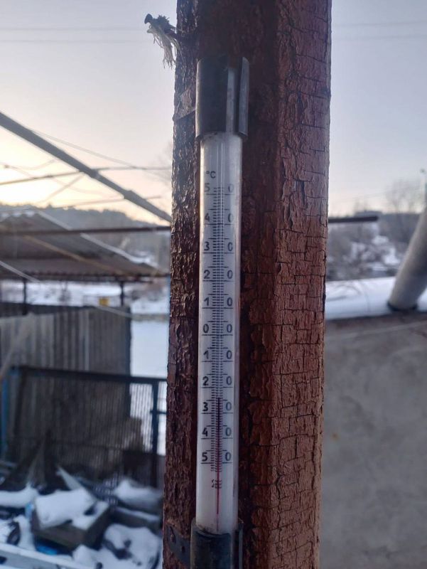 В рыбницком селе Гараба настоящая зима: утром столбик термометра опустился до 29°C