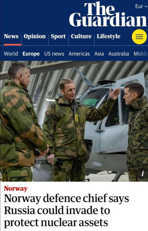 «Министр обороны Норвегии заявил, что Россия может вторгнуться в страну для защиты ядерных объектов»: В Норвегии назвали обвинения России в милитаризации Арктики западной пропагандой