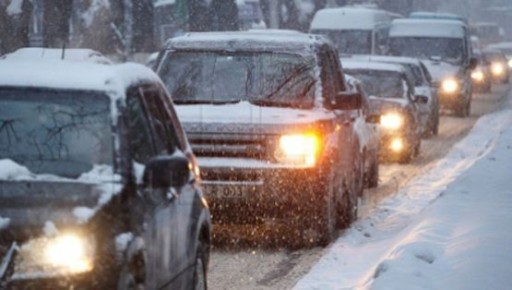 Вниманию автолюбителей!. Завтра ожидается обильный снегопад