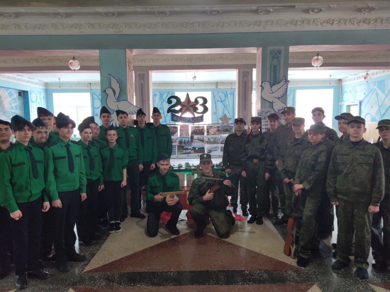 В Хрустовой прошла военно-спортивная игра