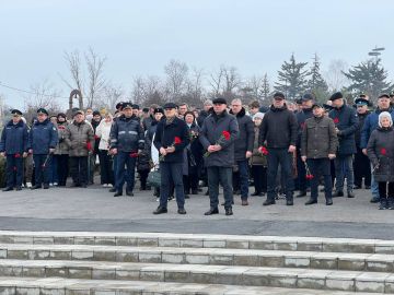 На Мемориале Славы в Рыбнице в честь Дня защитников Отечества состоялся памятный митинг