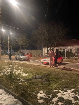 Вчера вечером у рф посольства в Тирасполе, было ДТП