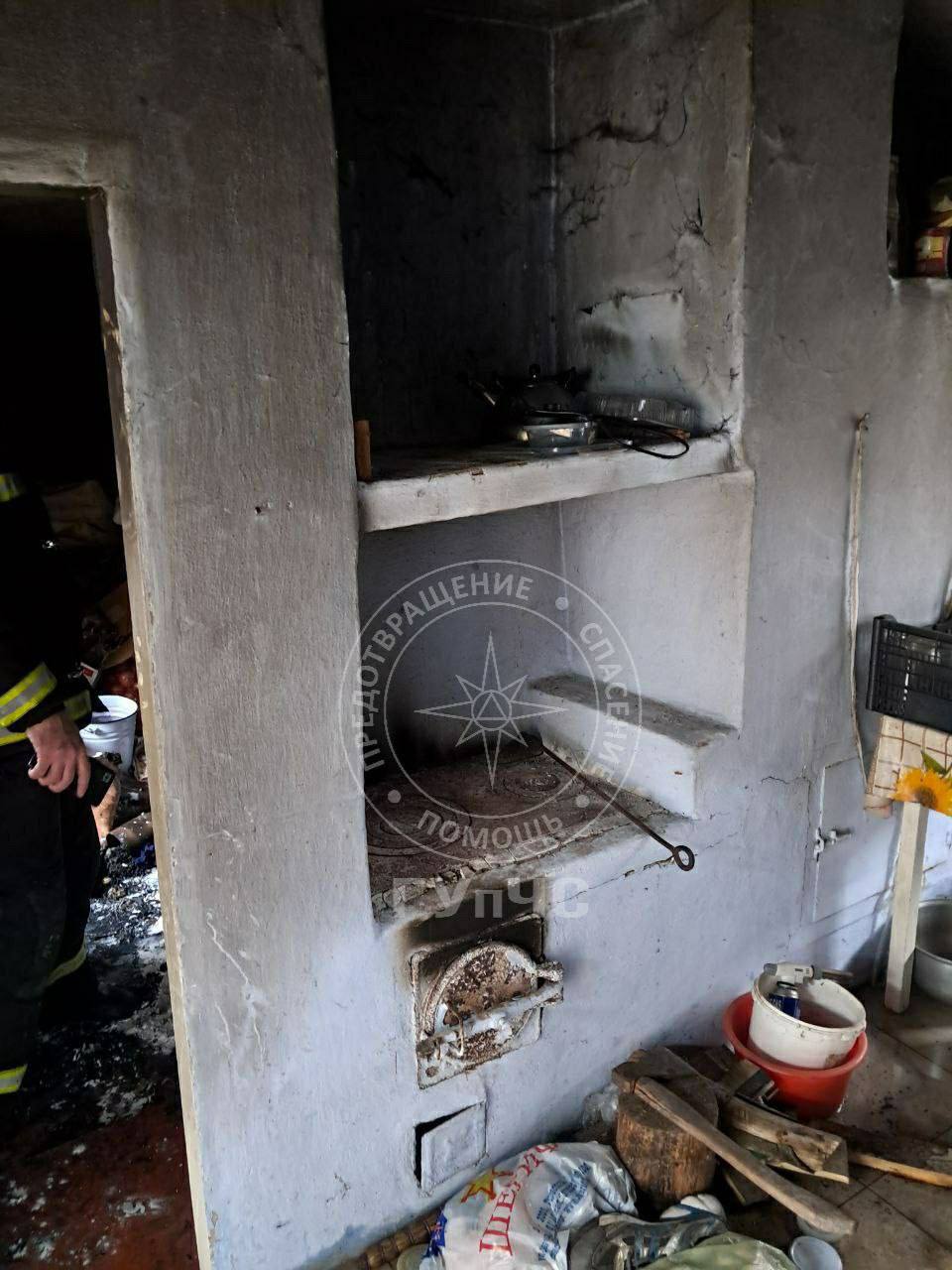 В Григориополе начался пожар из-за печи, оставленной без присмотра