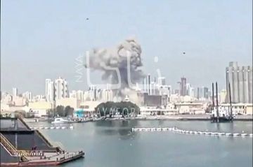 Прилёты иранских дронов по военно-морской базе США и другим местам в столице Бахрейна Манаме