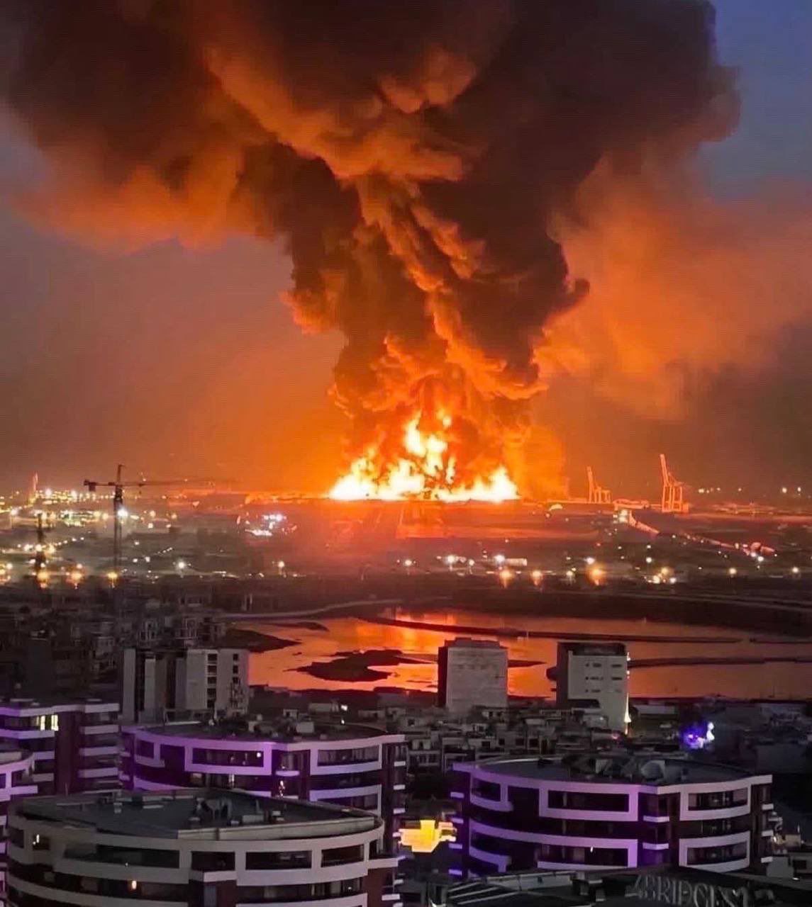 Результативное попадание иранского «БПЛА» по военной базе США в Эрбиле, Иракский Курдистан