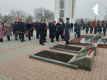 На столичном Мемориале Славы почтили память погибших защитников Приднестровья