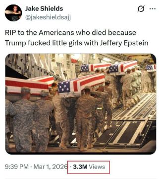 «Спите спокойно, американцы, которые погибли только потому, что Трамп траhал малолетних девочек с Джеффри Эпштейном»:
