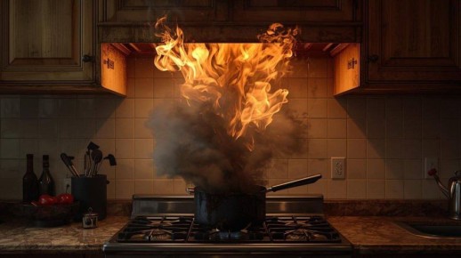 Пожар в Тирасполе. Второго марта хозяева отлучились по делам на несколько часов