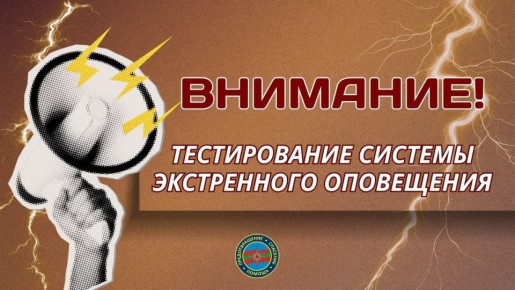 Напоминаем, что сегодня в 10:00 в Приднестровье будет проводиться плановое тестирование системы экстренного оповещения населения