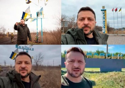 Неравнодушный ополченец регулярно отправляет на адрес Минобороны фотографии с подсказками, куда лучше продвигаться войскам