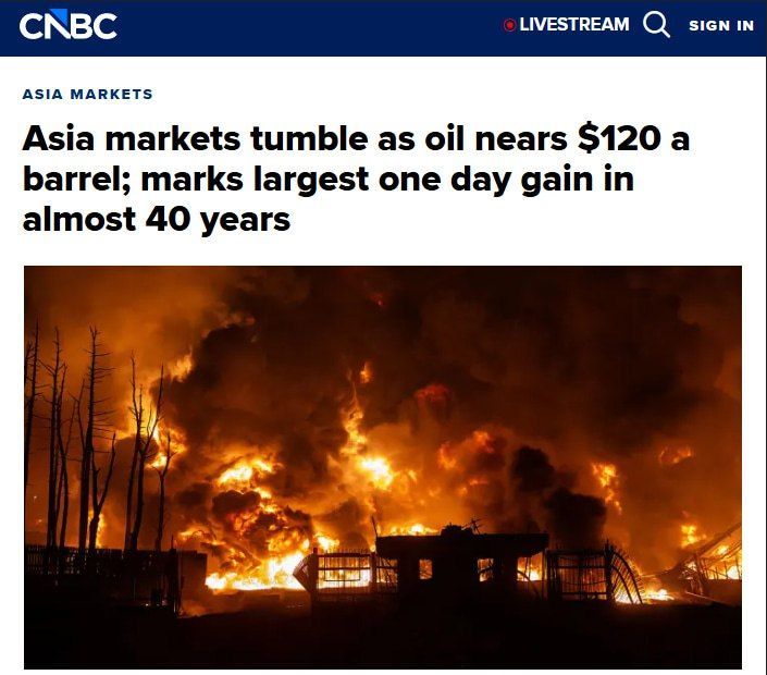 ����� �������� ����� ������� ����������� ���� ����� �� 40 ��� � ������������ � $120 �� �������, � CNBC