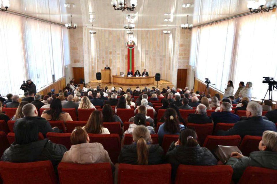 Глава Слободзейского района Василий Тищенко представил отчёт о работе за 2025 год