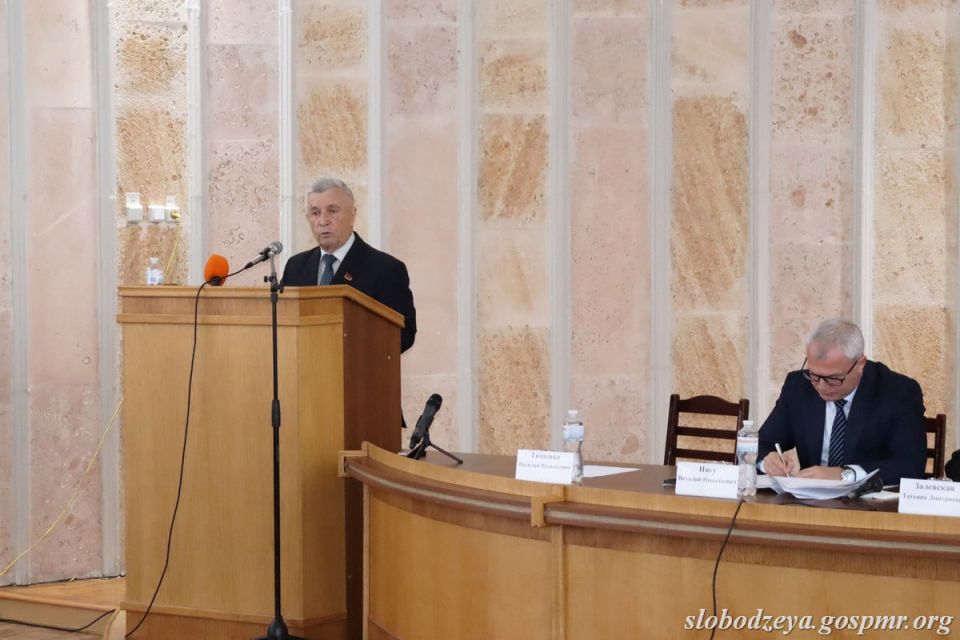 Глава Слободзейского района Василий Тищенко представил ежегодный отчёт о работе госадминистрации