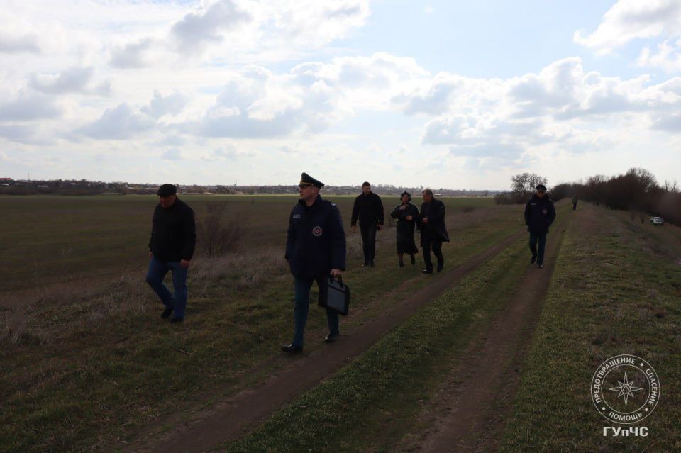 Сотрудники гражданской обороны Слободзеи и спасатели проверили состояние гидротехнических сооружений