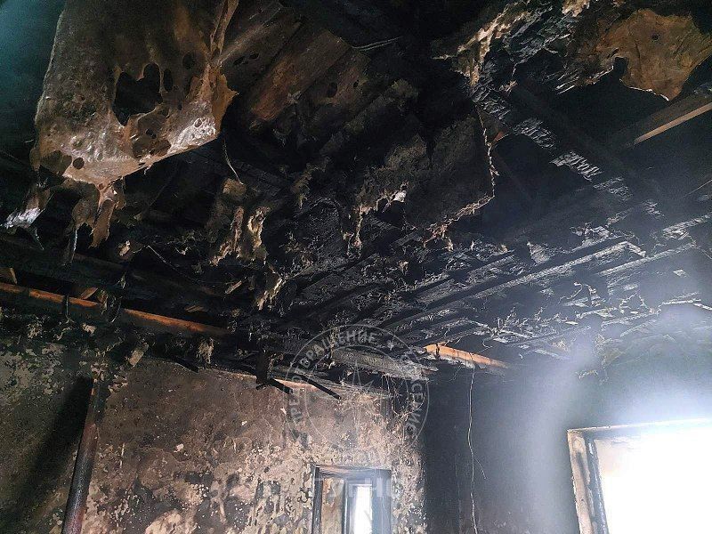 Последствия пожара в Делаку