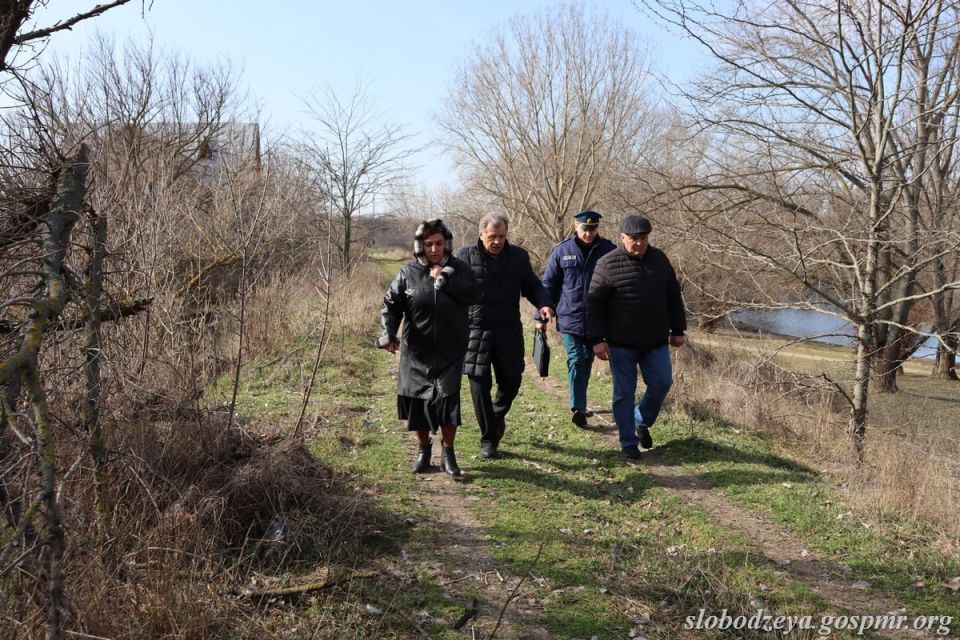 В Слободзейском районе проверяют состояние противопаводковых дамб