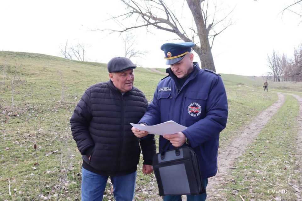 В Слободзейском районе проверили дамбы