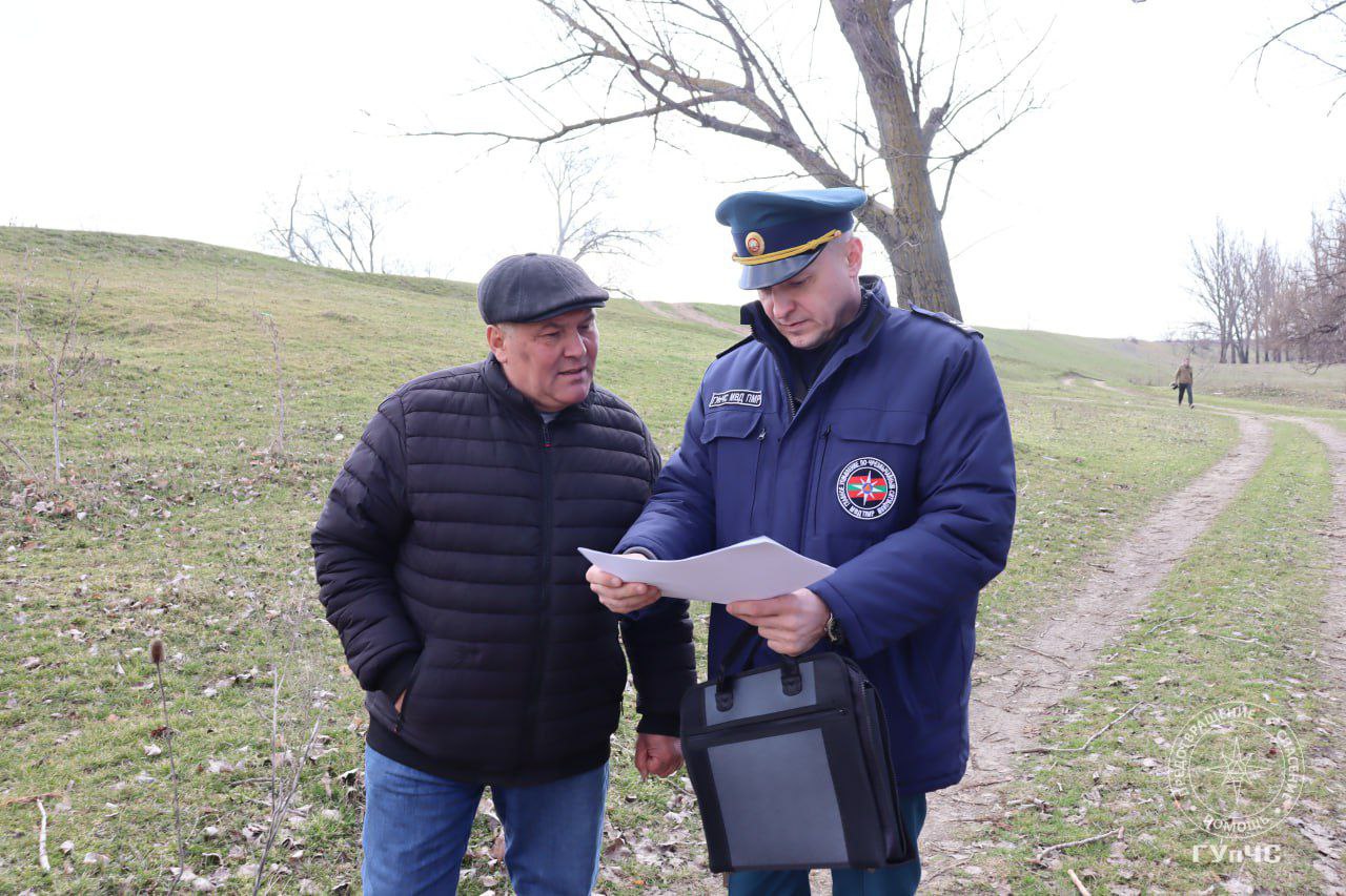В Слободзейском районе проверили дамбы